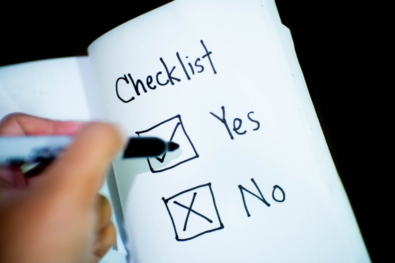 paper checklist